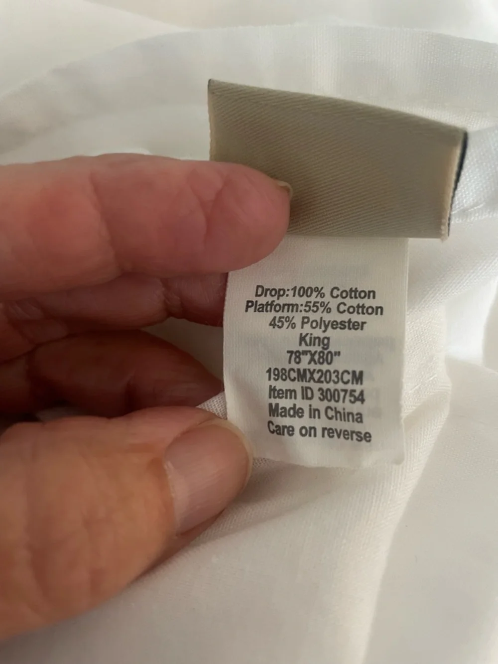 Gathered Cotton Bed Skirt